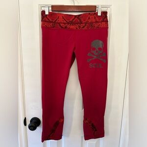 Lululemon Soulcycle Collab Size 6 Fuchsia Leggings